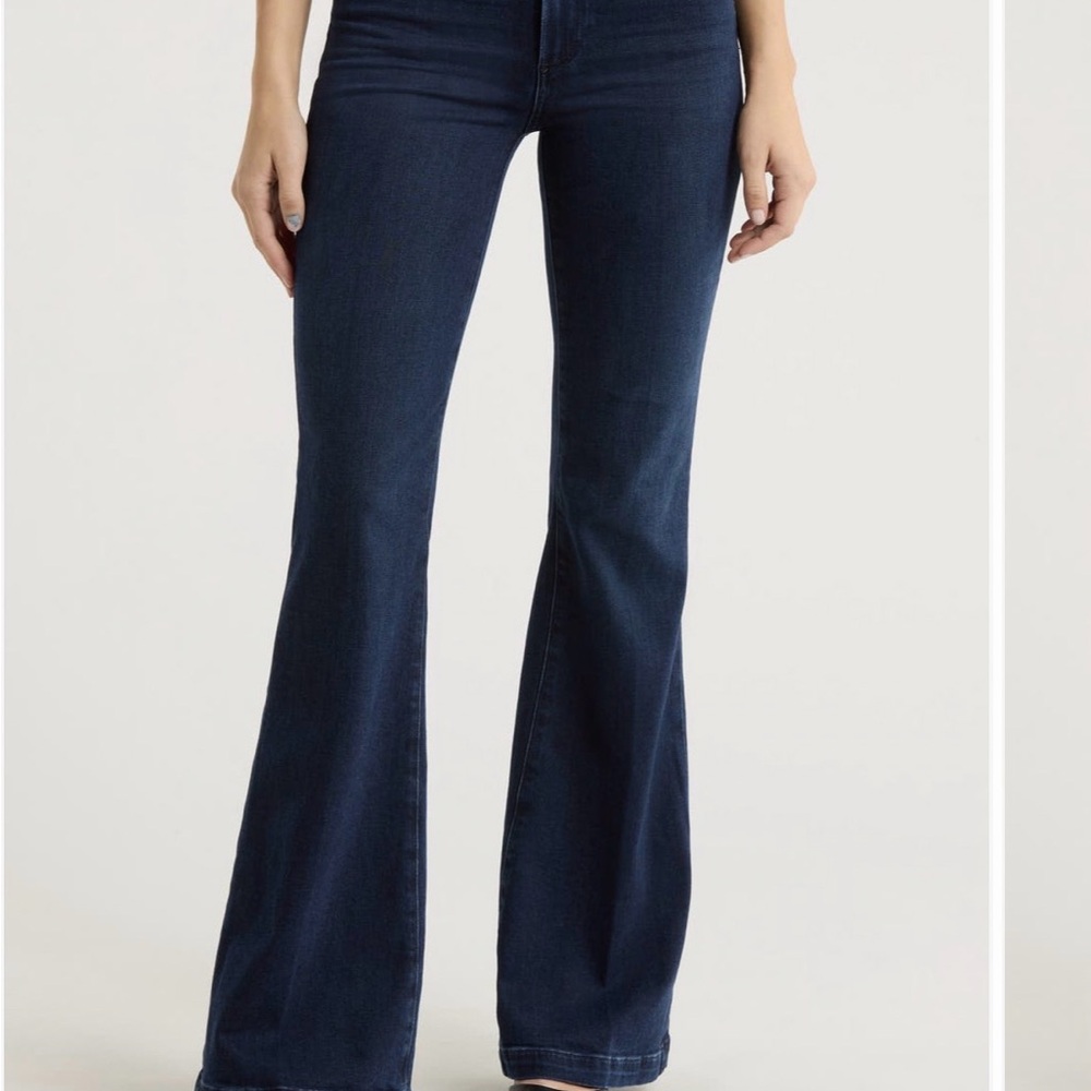 High-Rise PAIGE Genevieve Gallery Flare Jeans - Women